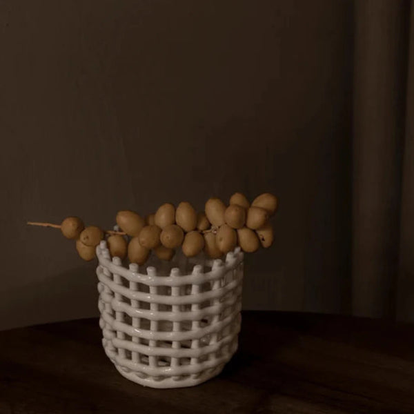 Ferm Living Ceramic Woven Basket 4