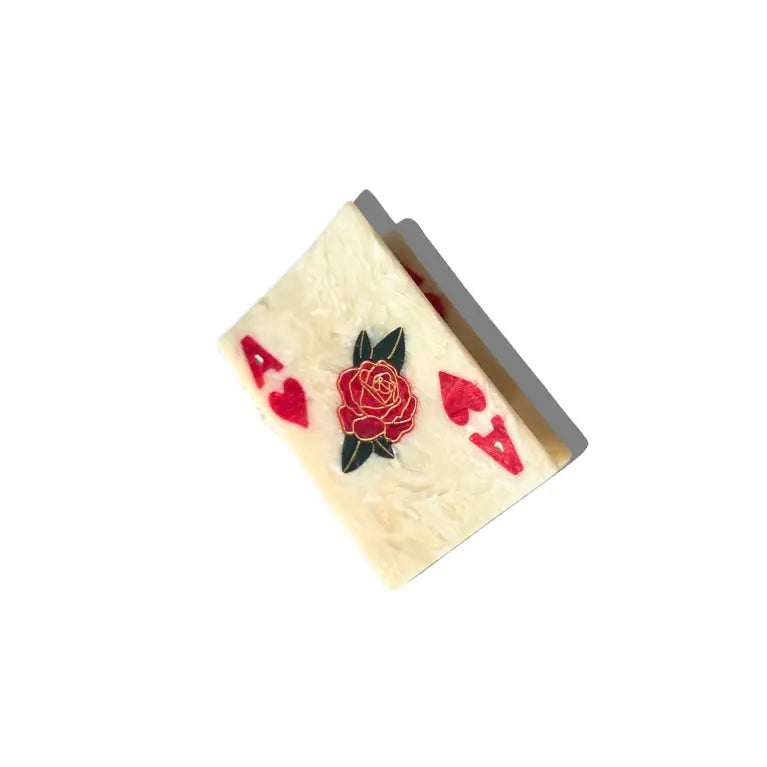 Hand Painted Claw Hairclips, Eco-Friendly, Scandi Design, Fun Hair Acessories, Ace of Hearts