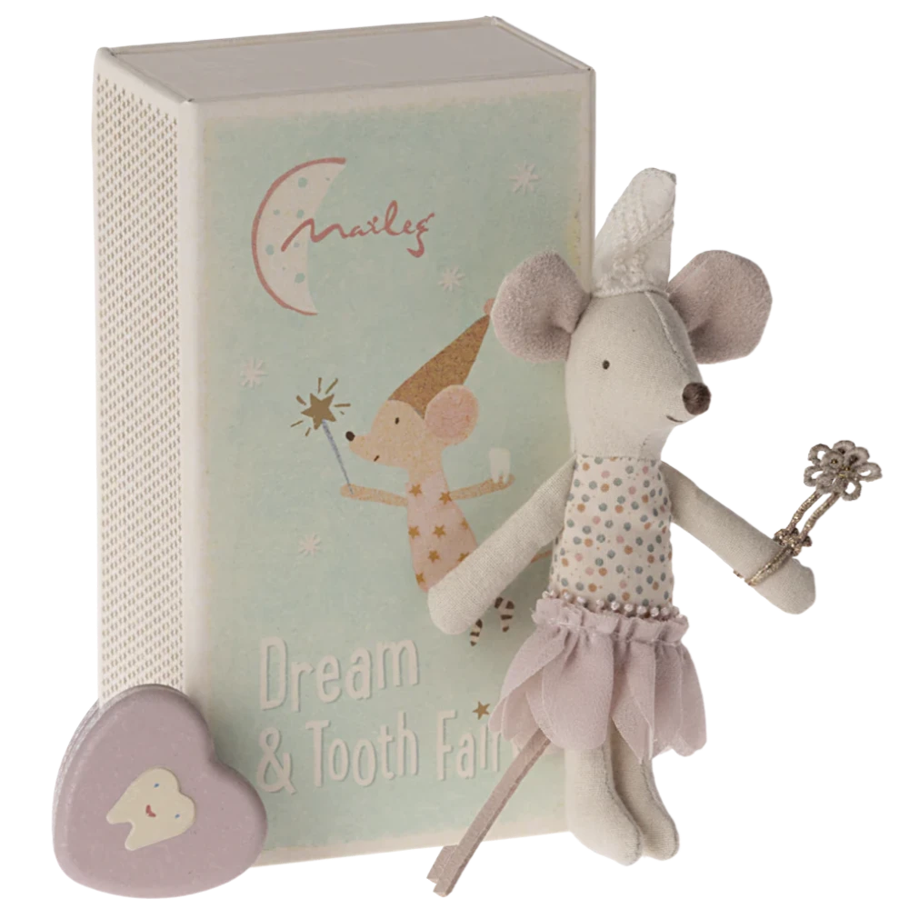 Maileg Tooth Fairy Mouse in Box Little Sister