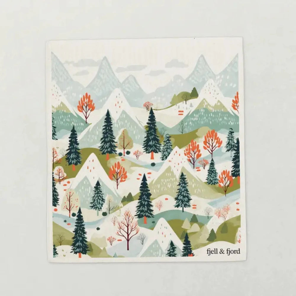 Huset Swedish Dish Cloth Frosty Fall