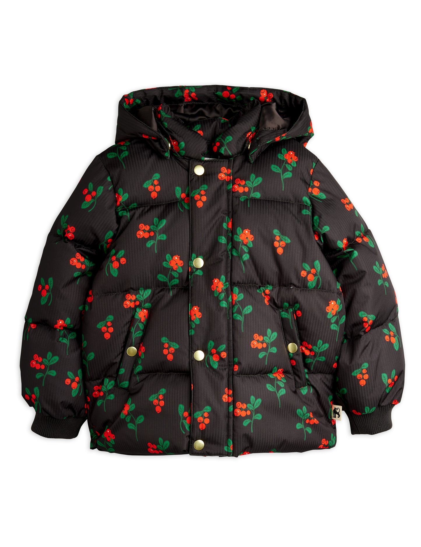 Mini Rodini Lingonberries Hooded Puffer
