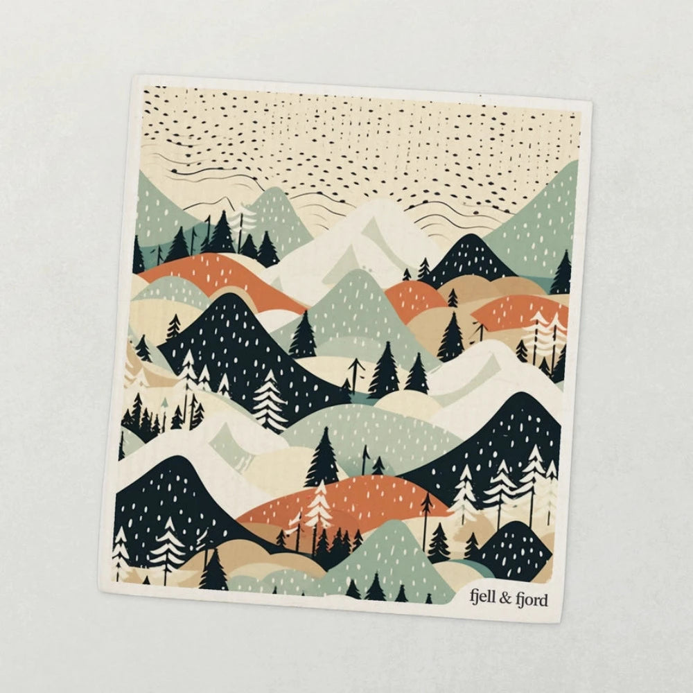 Huset Swedish Dish Cloth First Snow