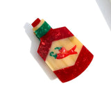 Hand Painted Claw Hairclip Hot Sauce