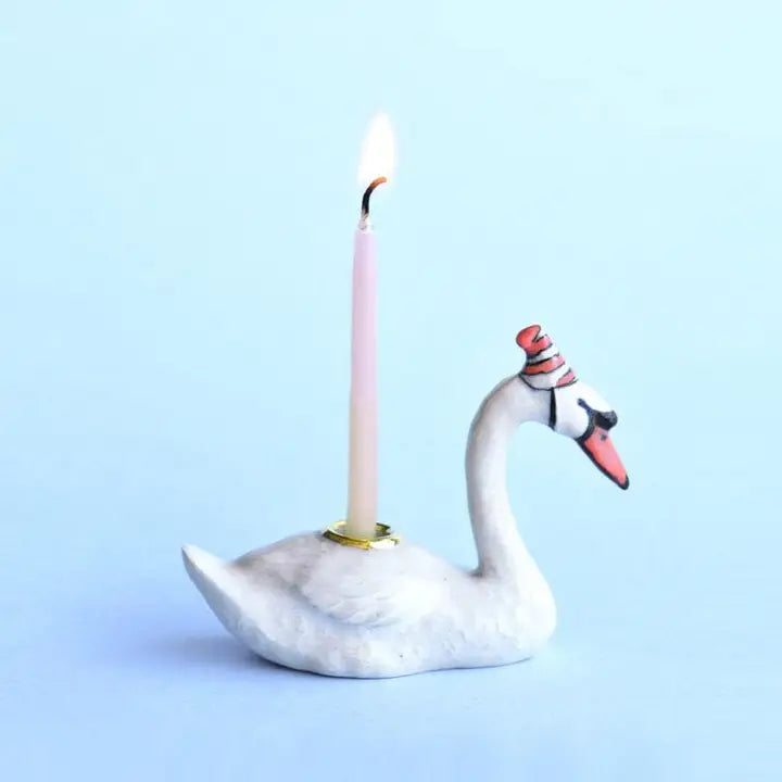 Animal Cake Toppers, Swan Birthday, Ceramic, Celebration, Gift Ideas, Cute, Camp Hollow