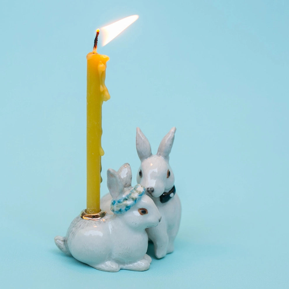 Animal Cake Toppers, Bunny Birthday, Ceramic, Celebration, Gift Ideas, Cute, Camp Hollow