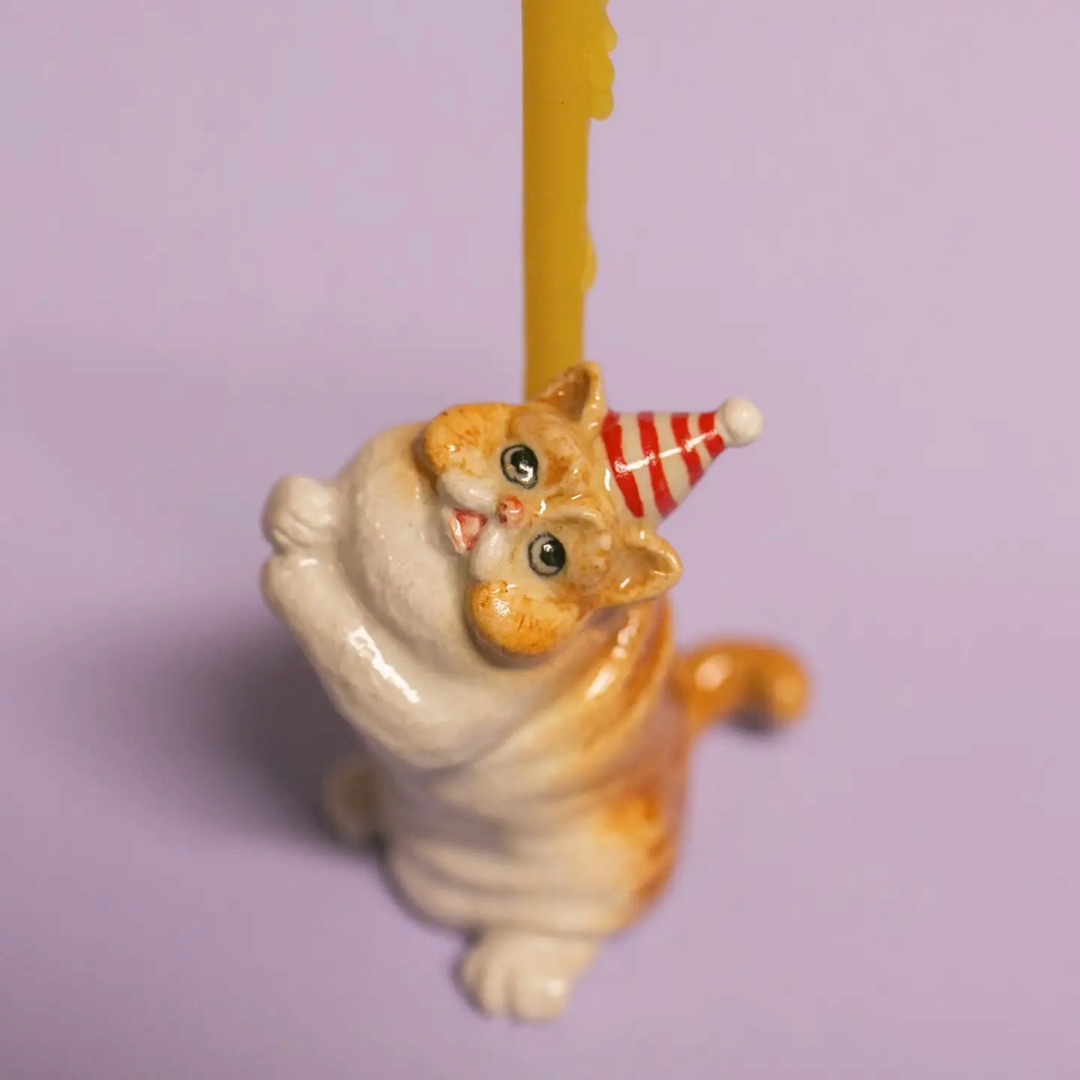Animal Cake Toppers, Cat Birthday, Ceramic, Celebration, Gift Ideas, Cute, Camp Hollow