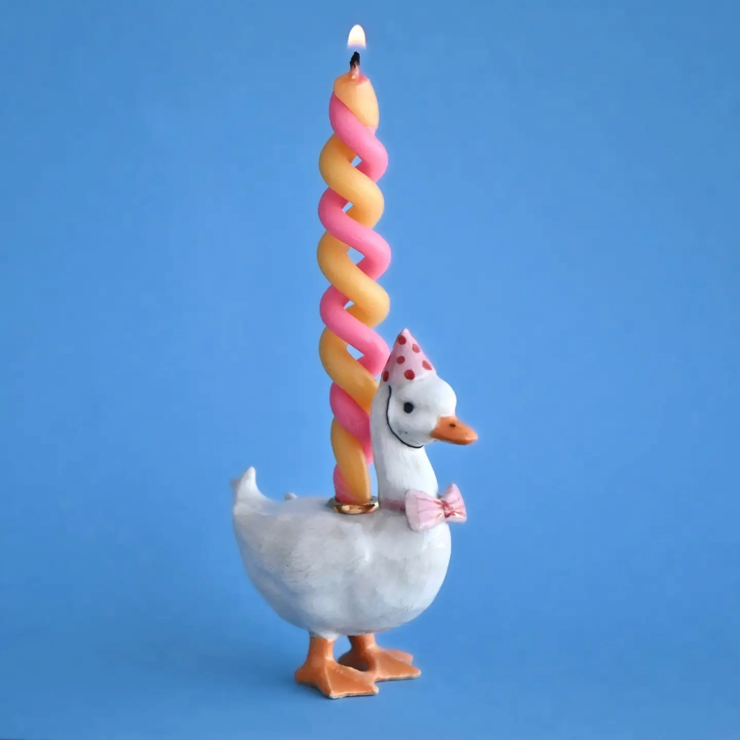 Animal Cake Toppers, Goose Pink Birthday, Ceramic, Celebration, Gift Ideas, Cute, Camp Hollow