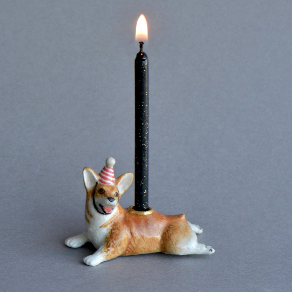 Animal Cake Toppers, Corgi Birthday, Ceramic, Celebration, Gift Ideas, Cute, Camp Hollow