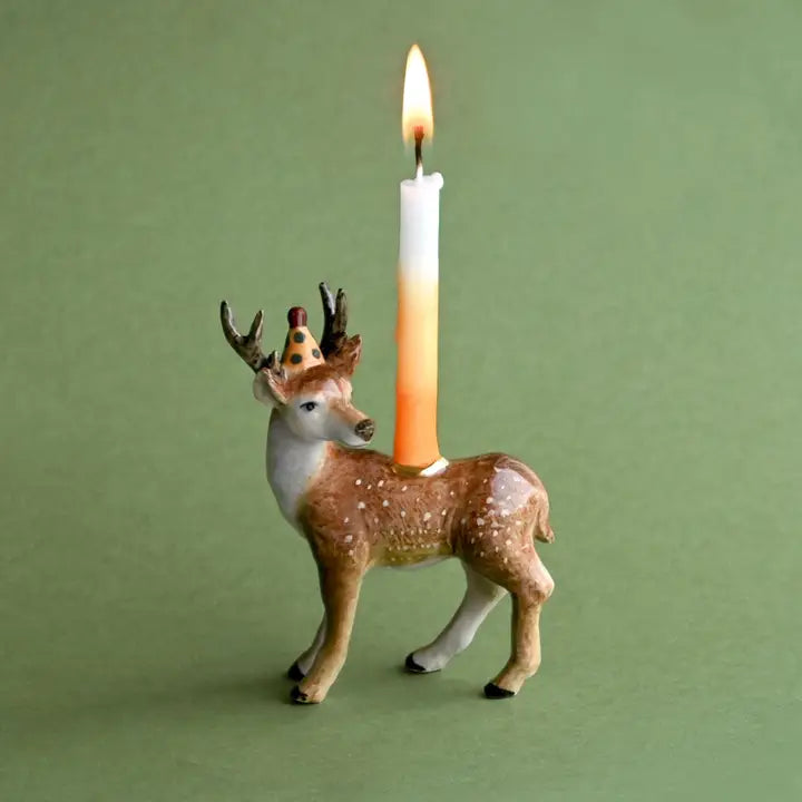 Animal Cake Toppers, Deer Birthday, Ceramic, Celebration, Gift Ideas, Cute, Camp Hollow