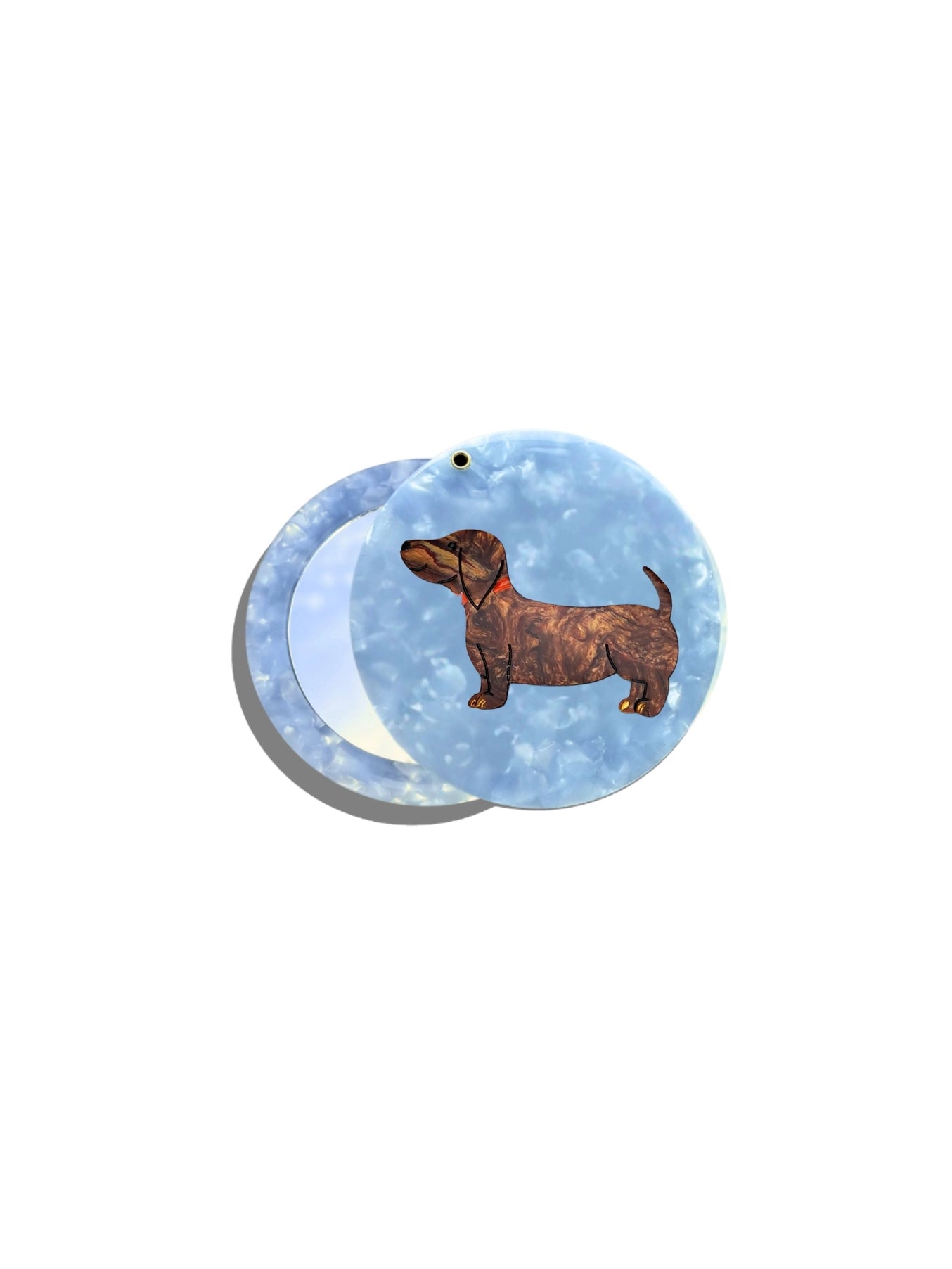 Hand-Painted Compact Mirror