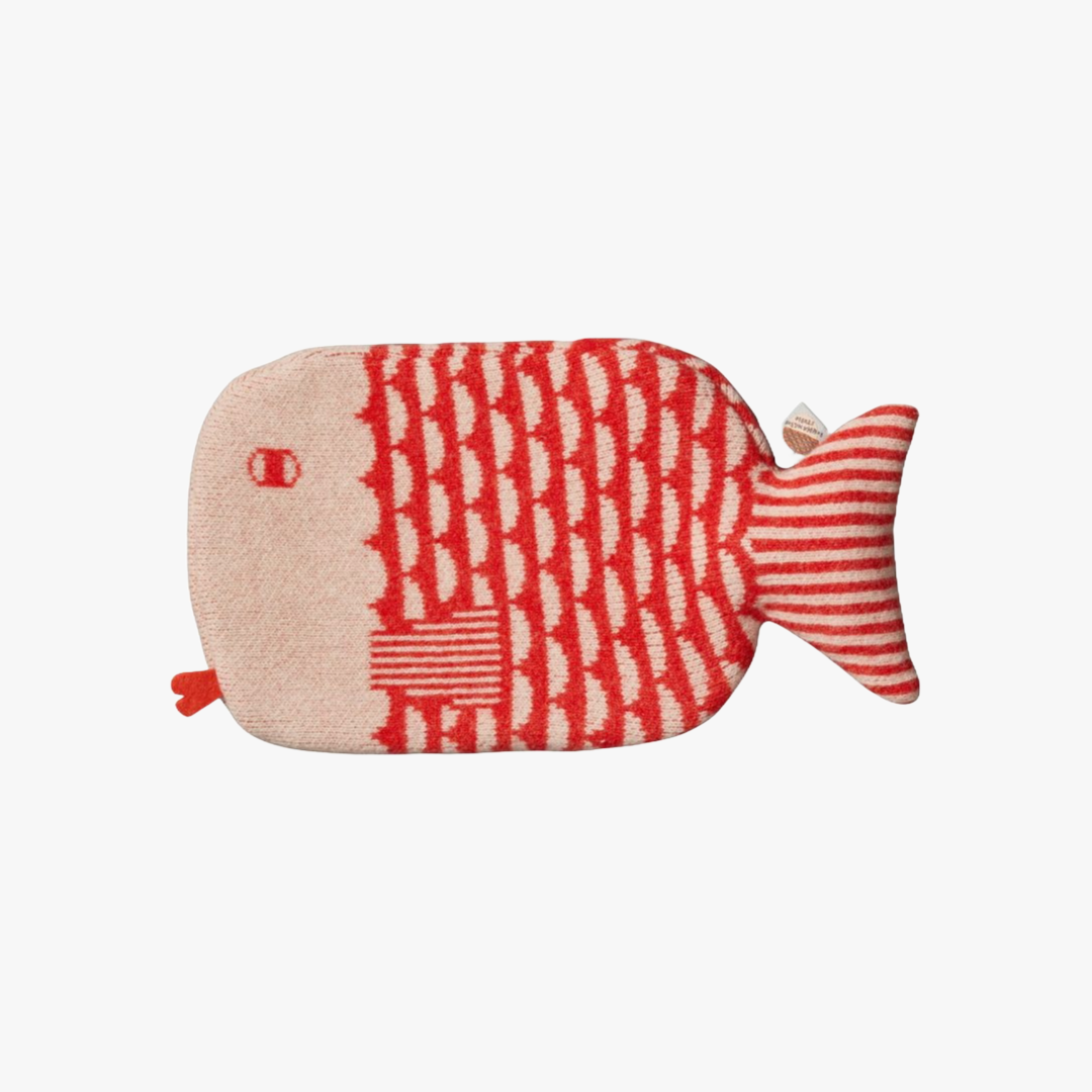 Lambswool Hot Water Bottle, Fish, Mermaid, Merman, Owl, Seal
