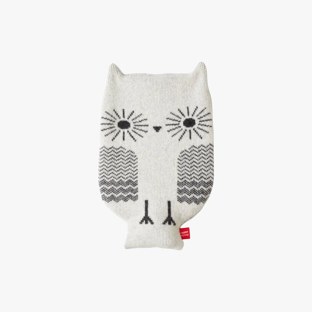Lambswool Hot Water Bottle, Fish, Mermaid, Merman, Owl, Seal