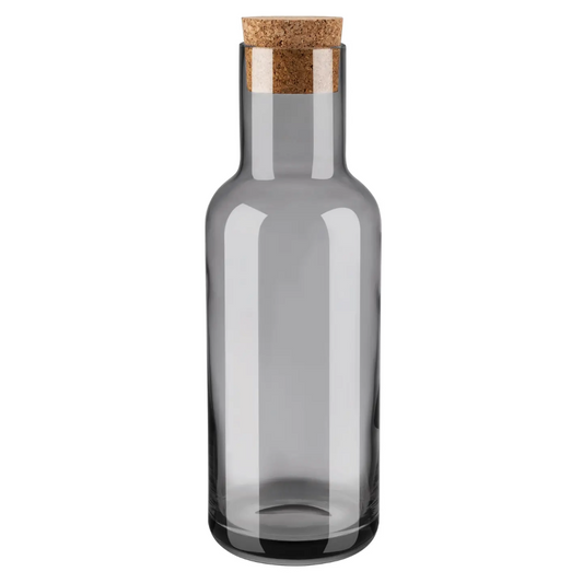 Fuum Water Carafe with Cork Lid, Cocktail, Dinner, Serving, Glass, Scandinavian Design, Simple