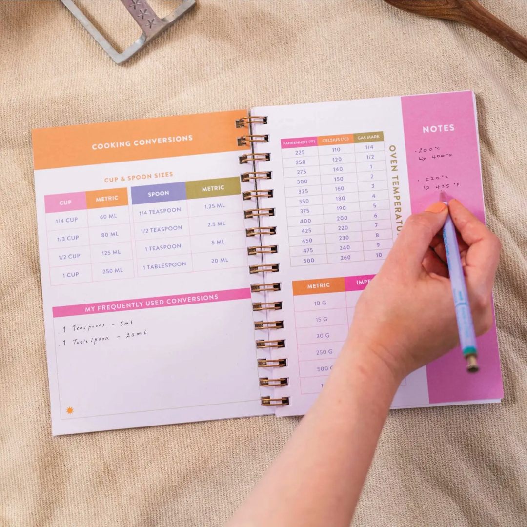 Recipe Book Journal, United Kingdom, Spiral Bound
