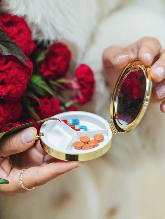 Handbag Hero Pill Compact Mirror