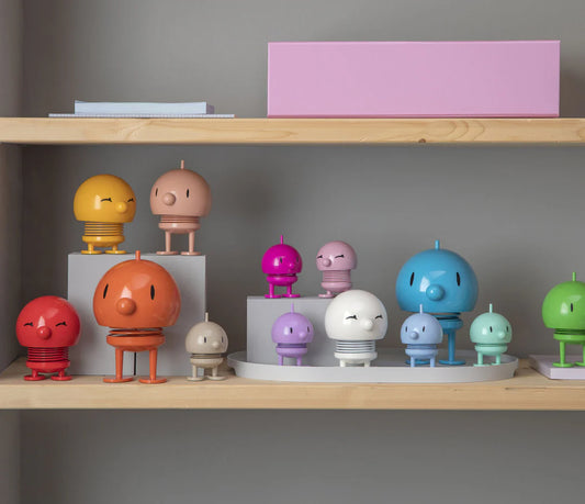 A Hoptimist is the epitome of smiles, optimism and high spirits. The Hoptimist was designed by Gustav Ehrenreich in the late 1960's as a way to spread joy and smiles which continues to be the mission of the Hoptimist series - to spread joy and smiles! Choose from a variety of colors, sizes and characters. Welcome to the joyful world of the Hoptimist!