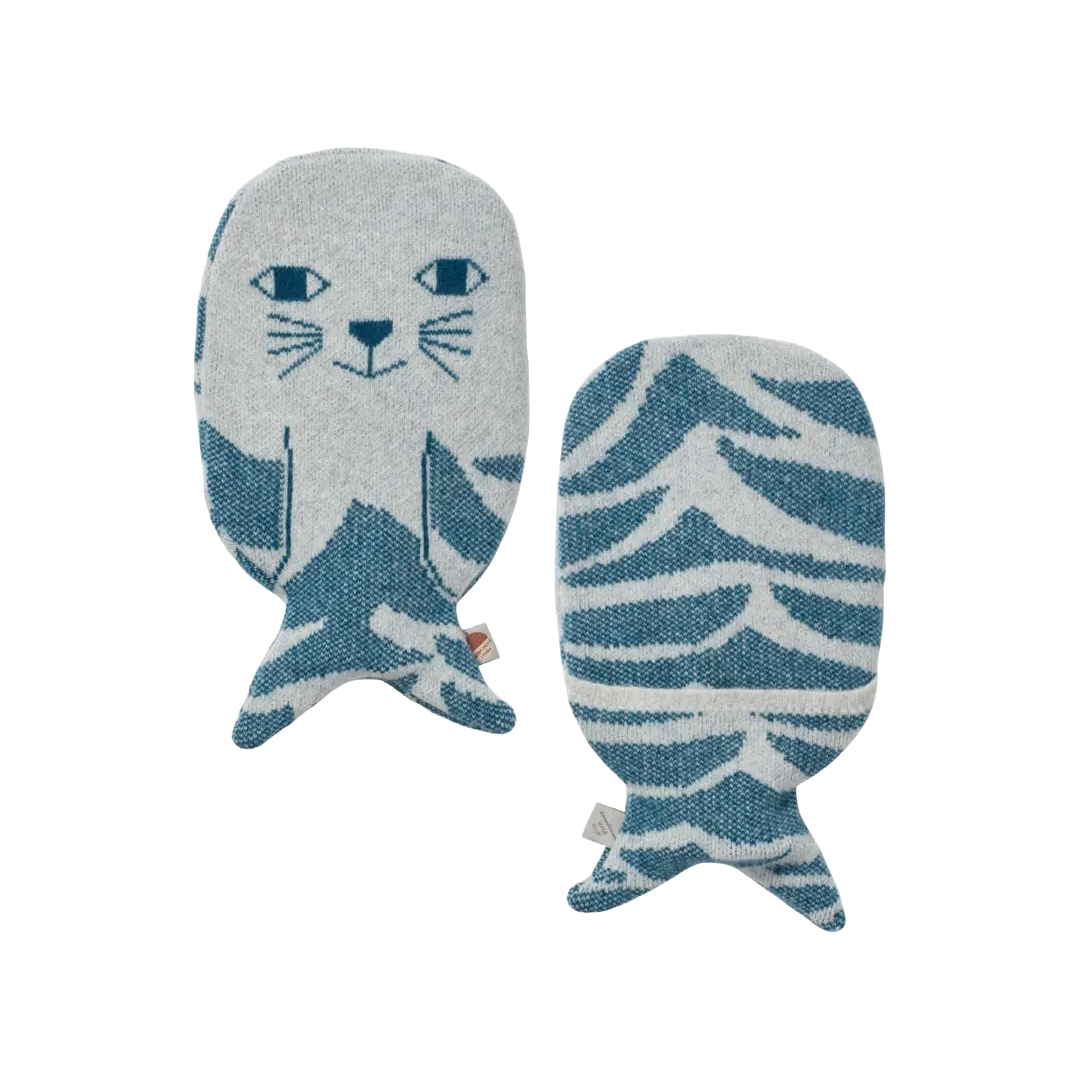 Lambswool Hot Water Bottle, Fish, Mermaid, Merman, Owl, Seal