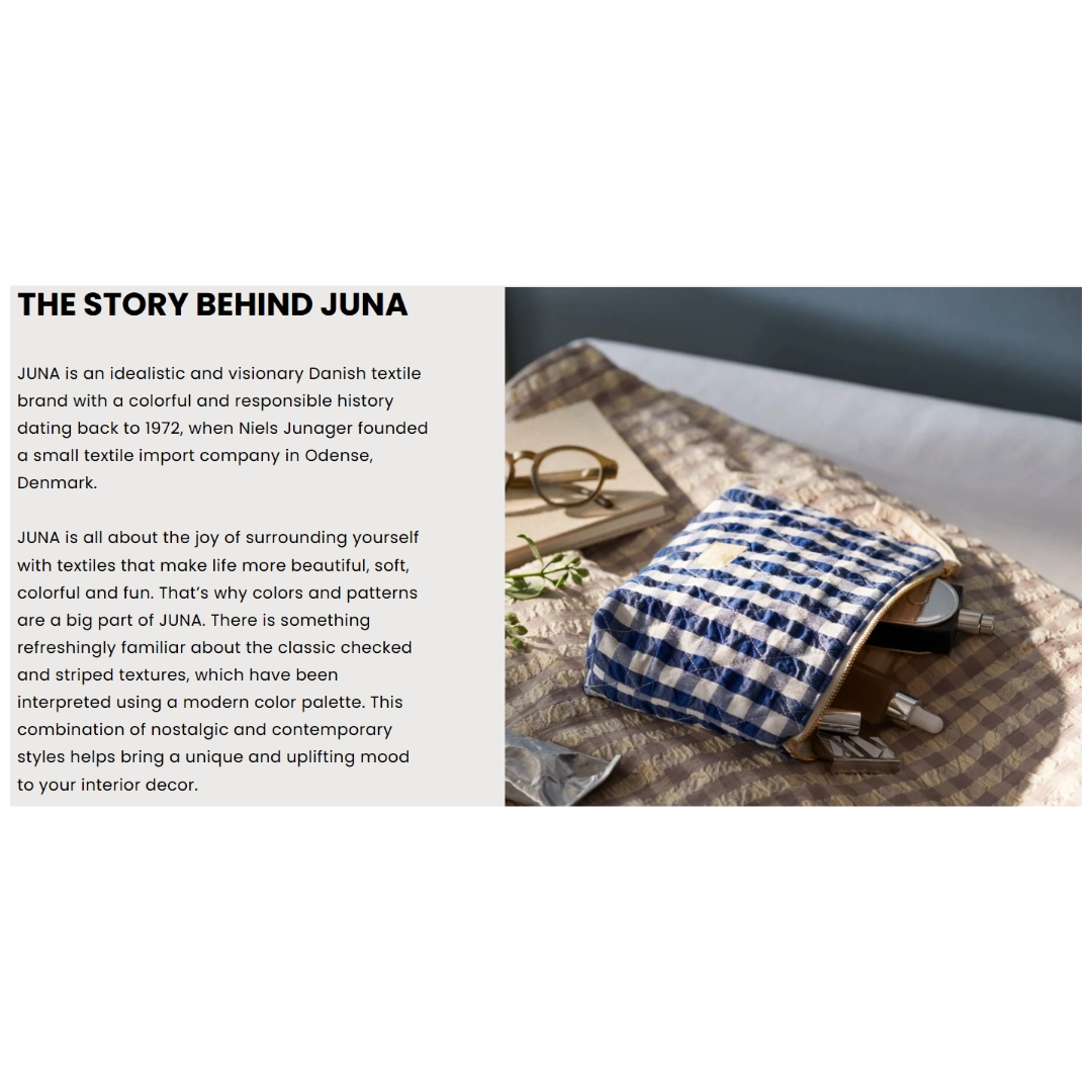Bæk&Bølge Juna Check Cotton Towel