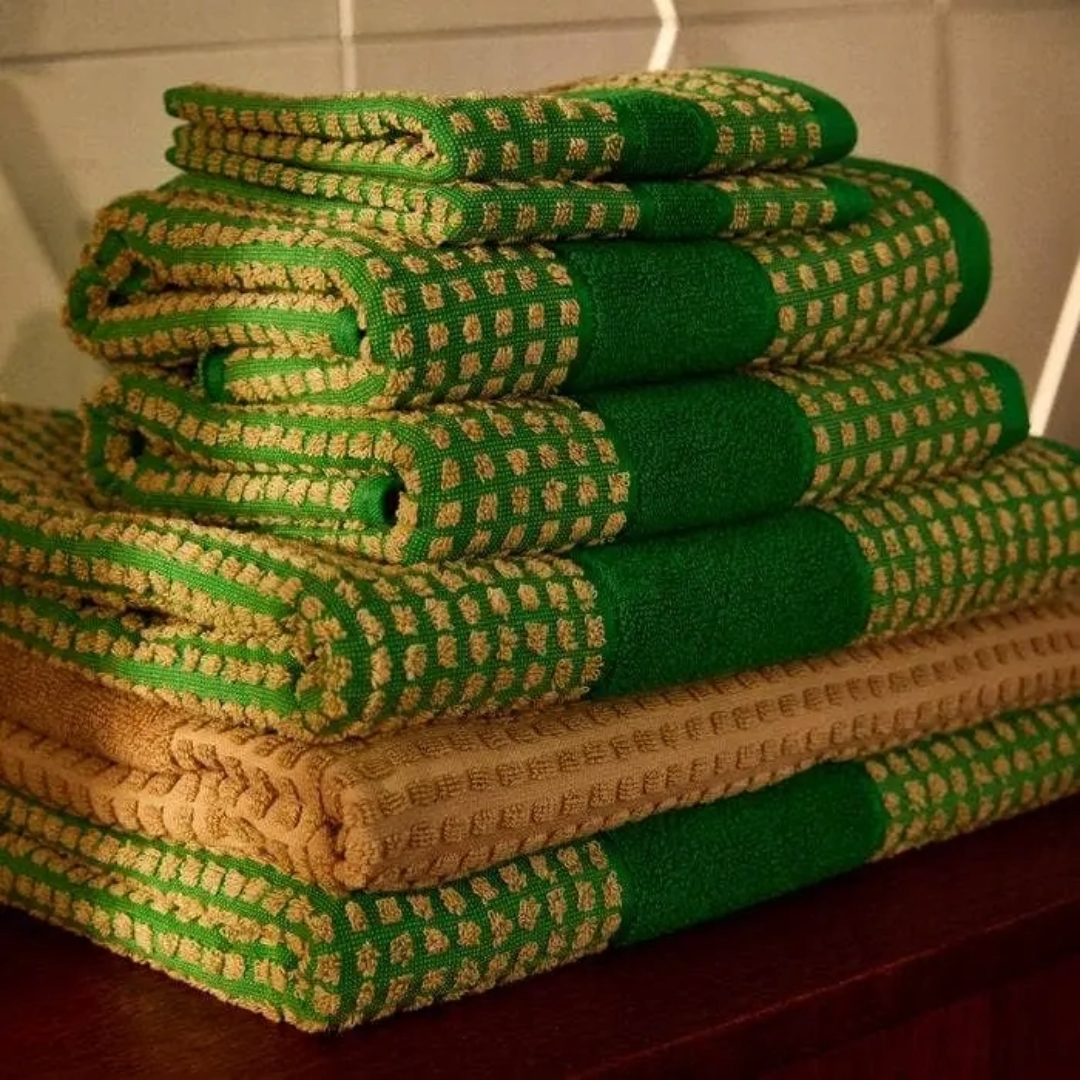 Bæk&Bølge Juna Check Cotton Towel