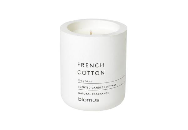 Bring a touch of nature indoors with the blomus scented candle in a sleek concrete container. Made from natural soy wax, it burns cleanly without toxicants or palm oil, producing minimal soot. This 4-ounce candle offers a gentle, subtle fragrance that lightly perfumes your space for up to 24 hours. Compact and stylish at 3" tall and 2.5" in diameter, it’s perfect for adding a playful yet eco-friendly vibe to any room. 