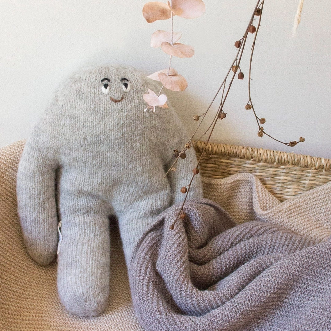 Wonder is a curious little monster always ready to explore the world. Whisper is a thoughtful little monster, and a good listener full of ideas. Dreamer is a sleepy little monster who loves to share his big dreams. A blabla friend is a friend for life! Each friend has a hand knit expression that is different. Plus, you'll support a small business and local artisans who craft unique products with love and care!