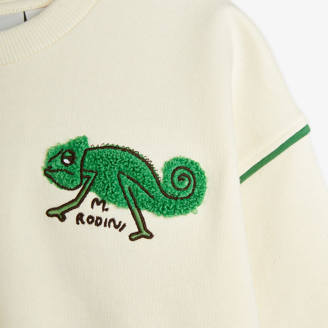 Mini Rodini Lizard Chenille Sweatshirt