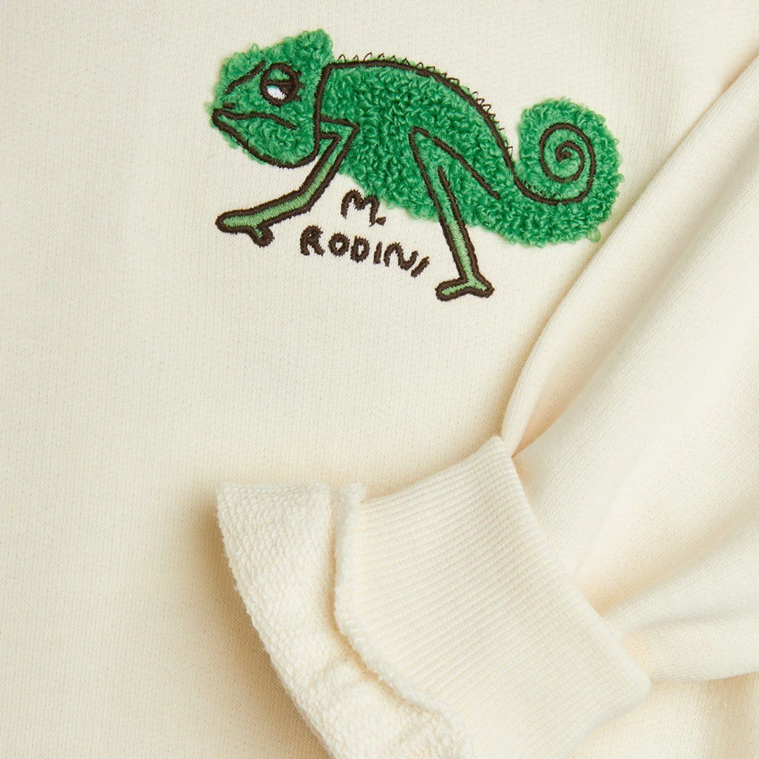 Mini Rodini Lizard Chenille Sweatshirt