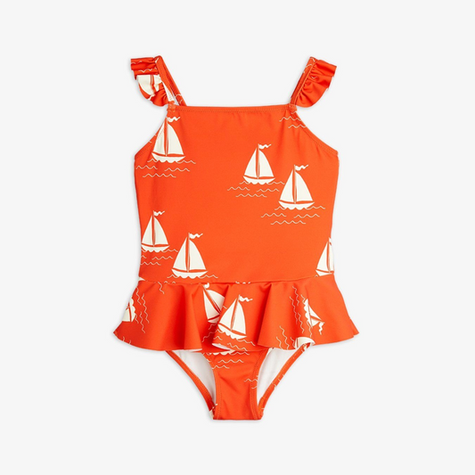 Mini Rodini Sailing Boats Skirt Swimsuit