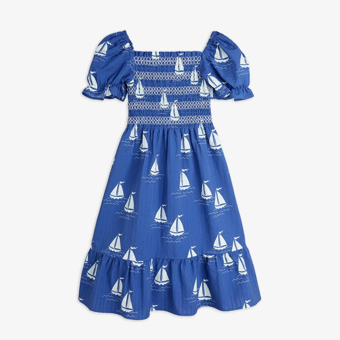 Mini Rodini Sailing Boats Woven Dress