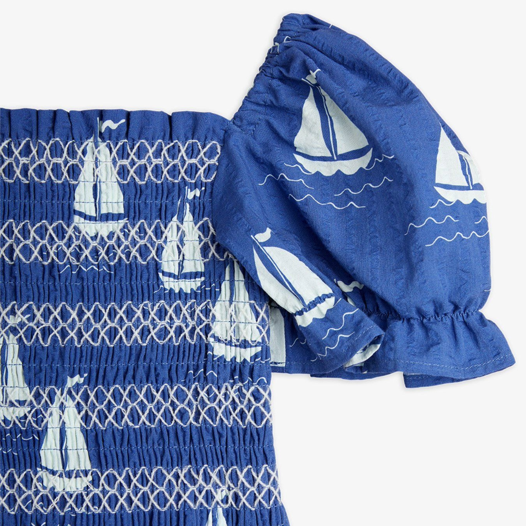 Mini Rodini Sailing Boats Woven Dress