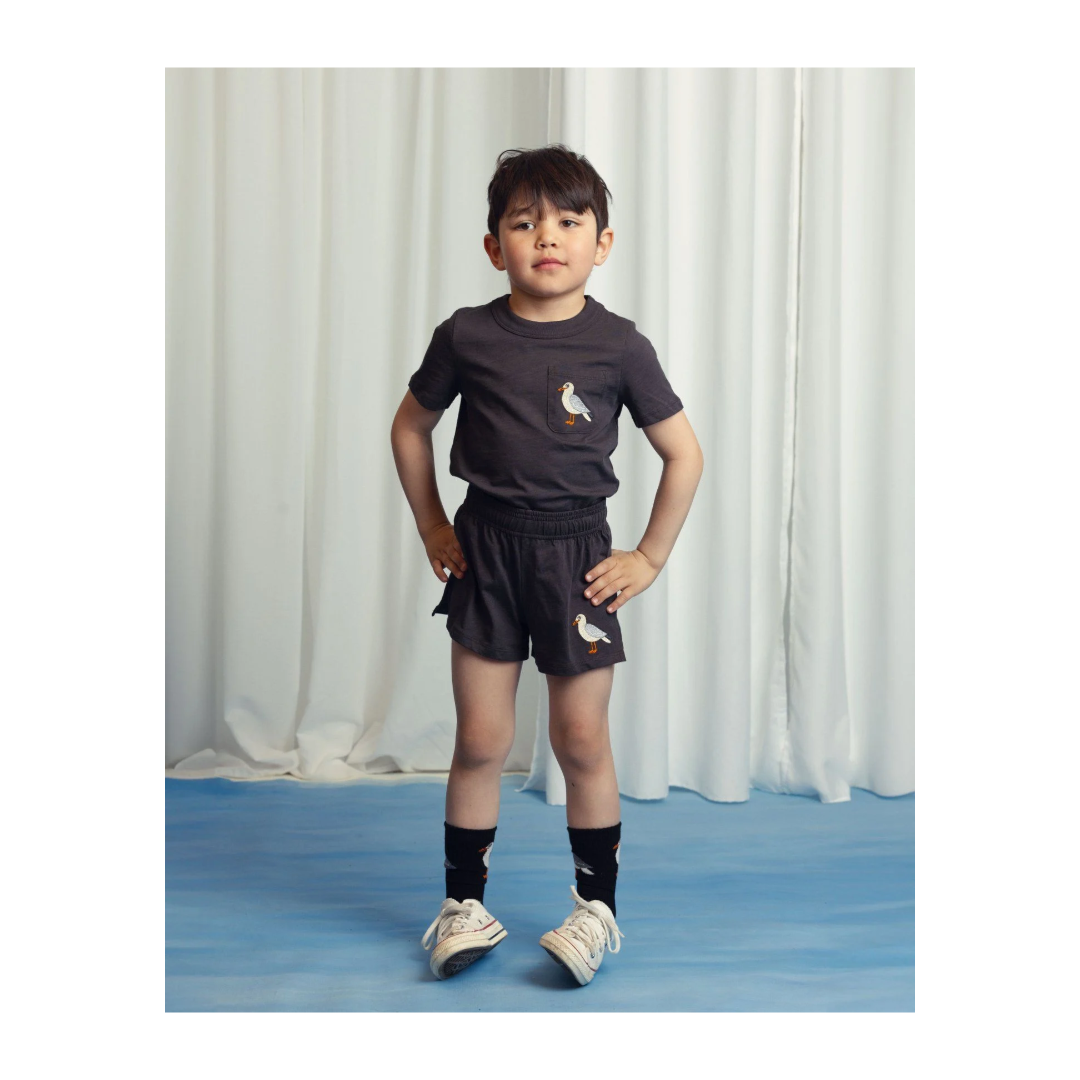 Mini Rodini Seagull Pocket T-Shirt