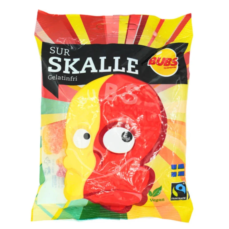 The Bubs candy had been so trendy on tik tok and you can get them in these small bags that are great to share and gift to friends and family. These are sour skulls with a lemony and raspberry fruity flavor.