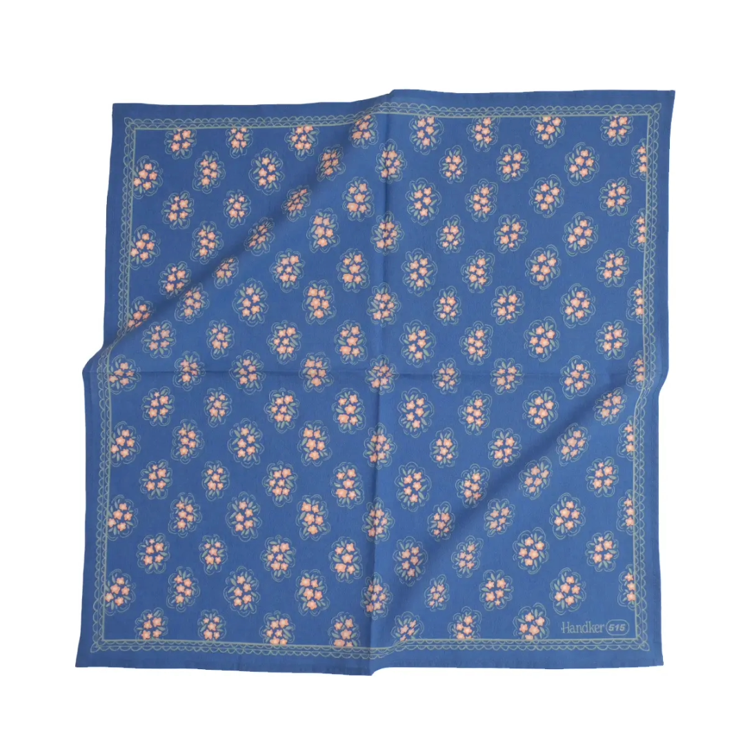 Bandanas that have gorgeous color schemes with fun decorative floral elements that will look great on an person. Bandanas are incredibly versatile for styling and these are 100% cotton. Find these at Huset Shop on Abbot Kinney in Venice Beach California a scandinavian store for everything you want to shop.