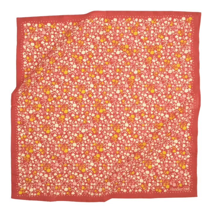 Bandanas that have gorgeous color schemes with fun decorative floral elements that will look great on an person. Bandanas are incredibly versatile for styling and these are 100% cotton. Find these at Huset Shop on Abbot Kinney in Venice Beach California a scandinavian store for everything you want to shop.
