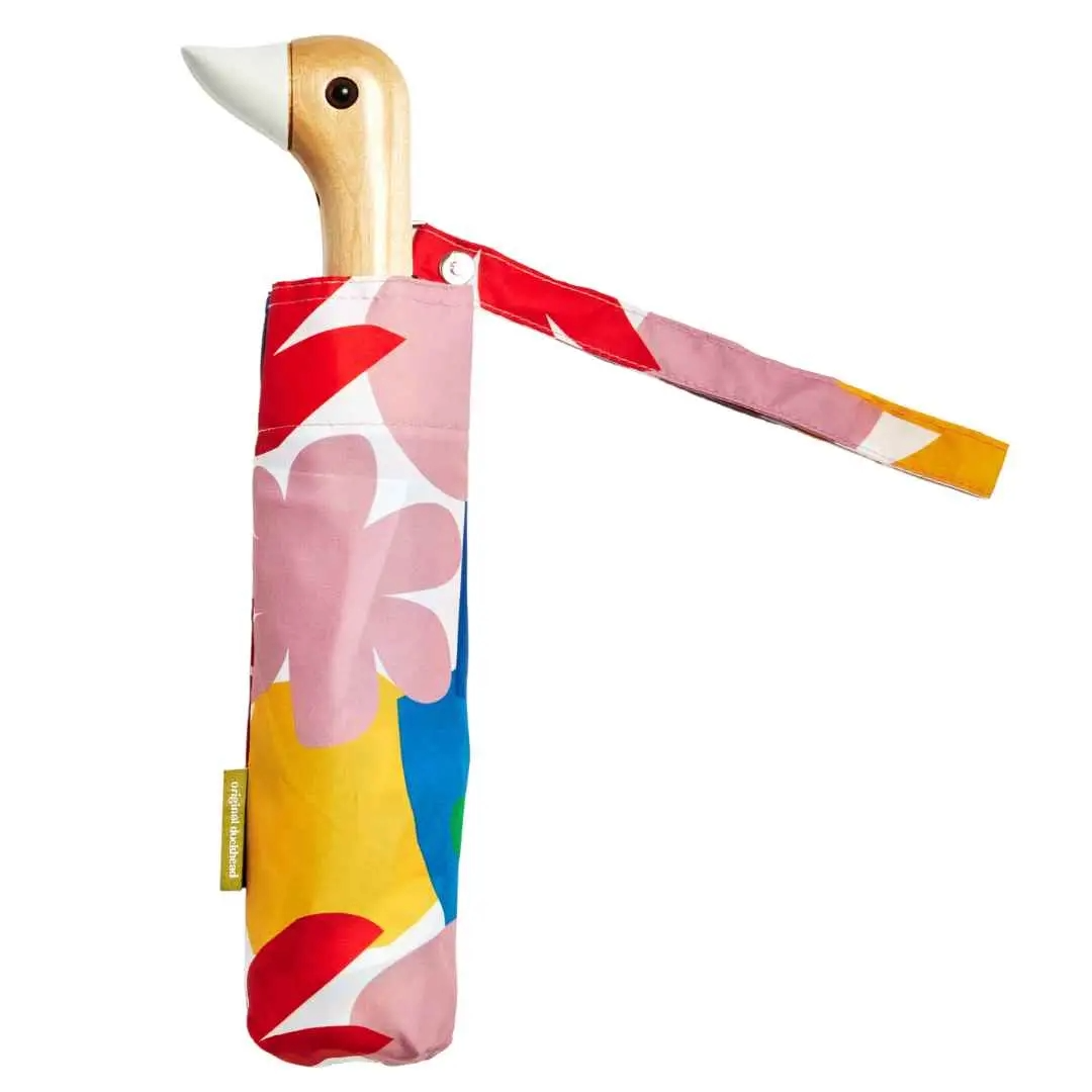 Original Duckhead USA Umbrella, Colorful, Pattern, Best-Rated, Wooden Handle, Lightweight, Compact, Travel, Spring Summer, Best Seller, Gift Idea, Matisse