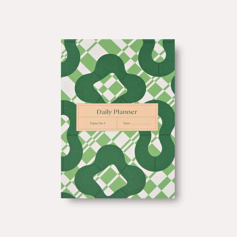 Structure without pressure: the Palau Undated Daily Planner combines a flexible interior with a bold green check-meets-tile print exterior, perfect for customers who want a planner that looks good and works even better. It’s ideal for daily journalling, planning, or to-do list obsessives who don’t want to be tied to a specific start date.