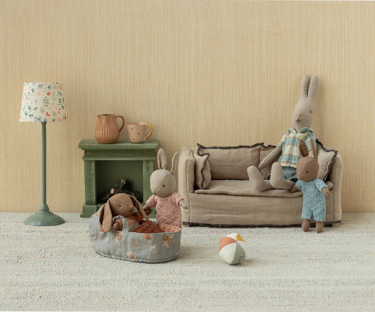 Maileg Micro Rabbit in Knitted Suit