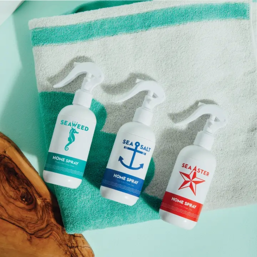 Every bottle is thoughtfully hand-crafted in the Ocean State and available in all three of our signature scents.