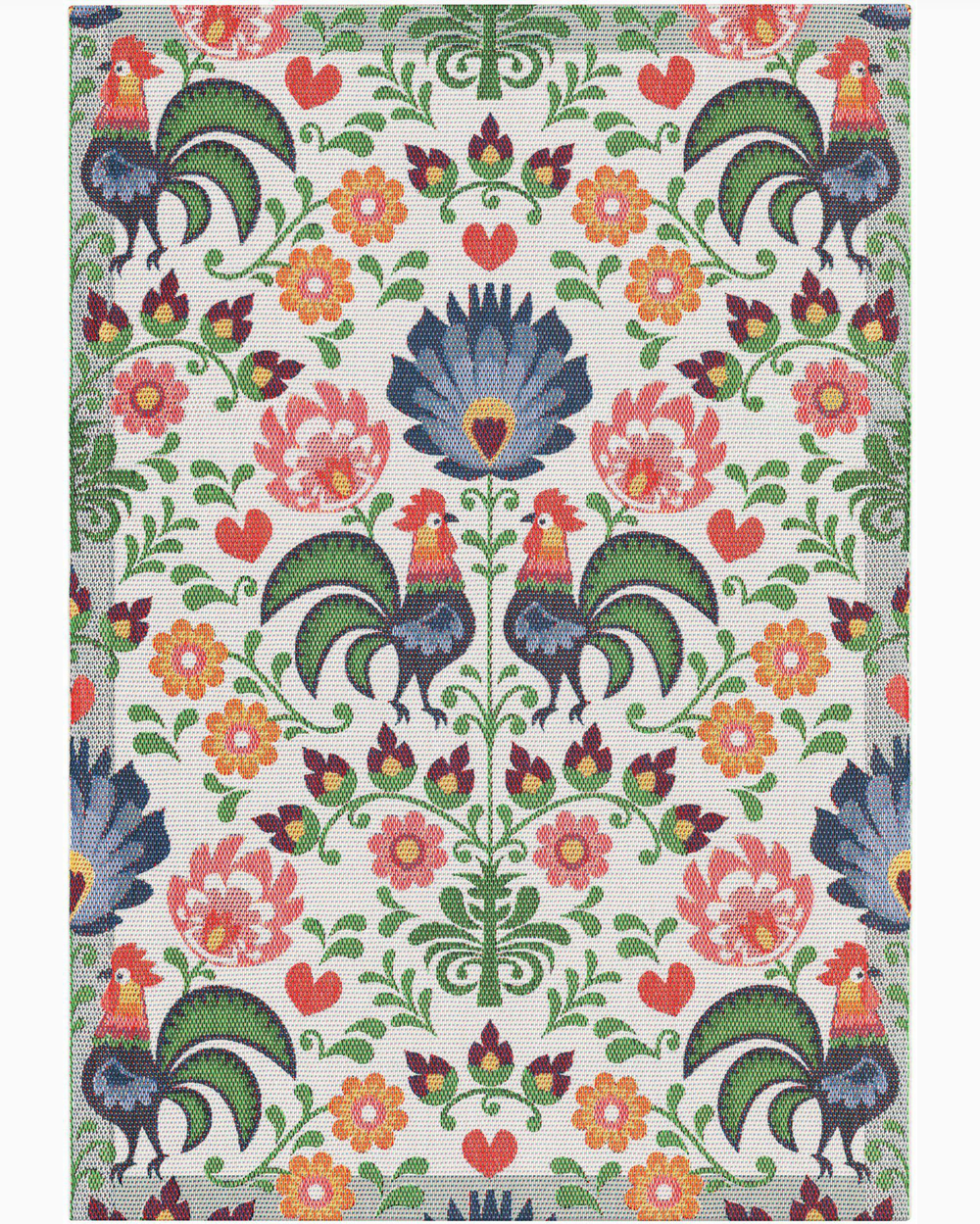 Rooster ekelund tea towel cotton