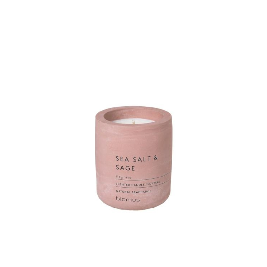 Withered Rose Container - Sea Salt & Sage Fragrance - A refreshing herbal and fruit mix with woody notes and a hint of lavender.
