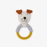 Sophie Home Cotton Knit & Silicone Teether Rattle