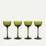 Ferm Living Host Liqueur Glasses - Set of 4 Moss Green