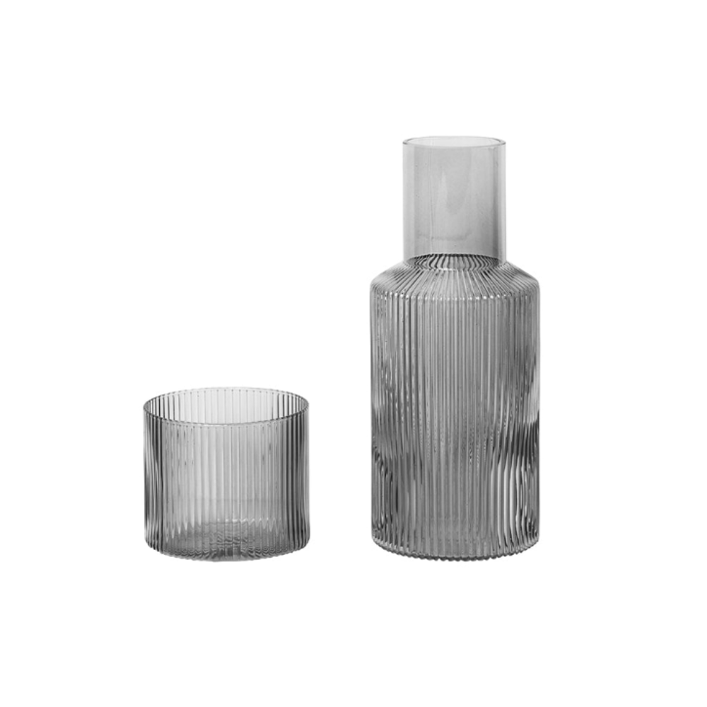 Ferm Living Ripple Carafe Set - Small