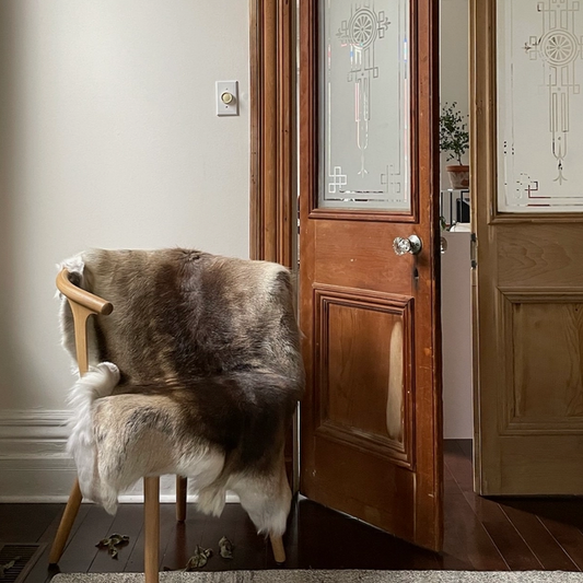 Huset Scandinavian Reindeer Hide