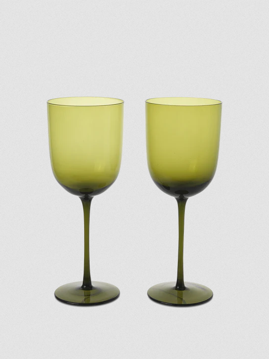 Ferm Living Host Red and White Wine Glasses - Set of 2