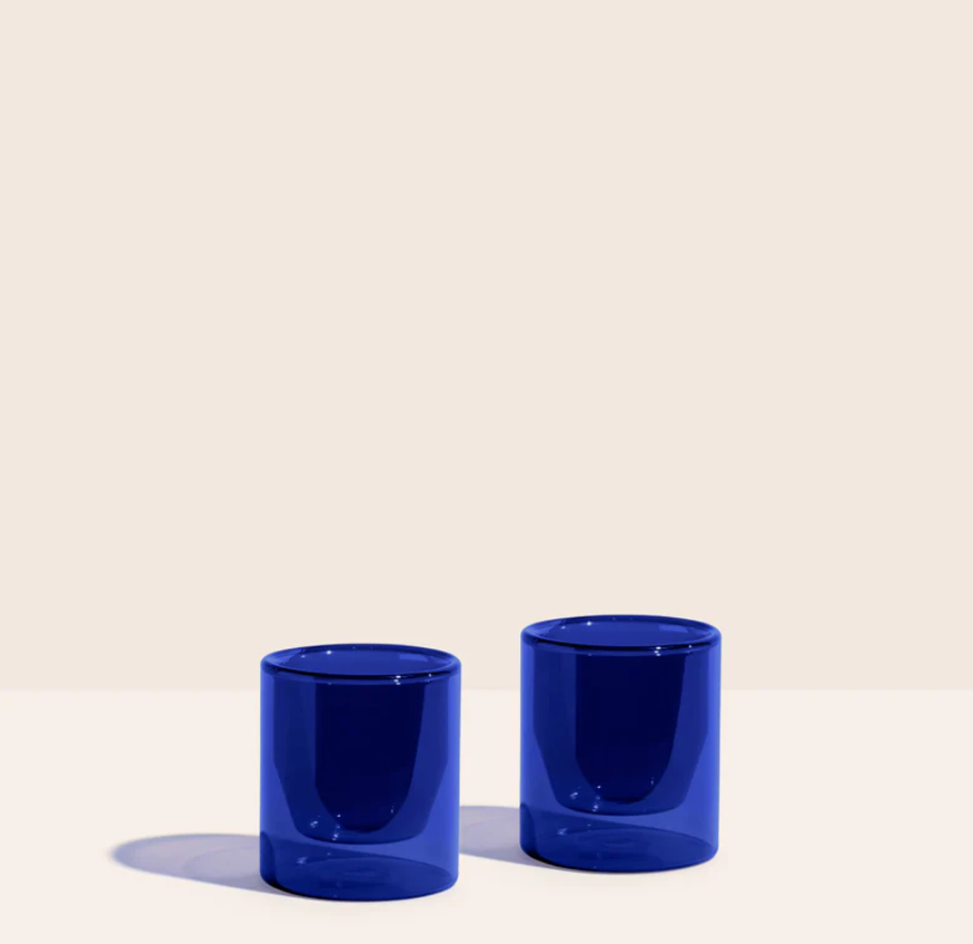 Yield Double-Wall Glasses - Set of 2, Hot Cold Glass, Modern Scandinavian Design Huset