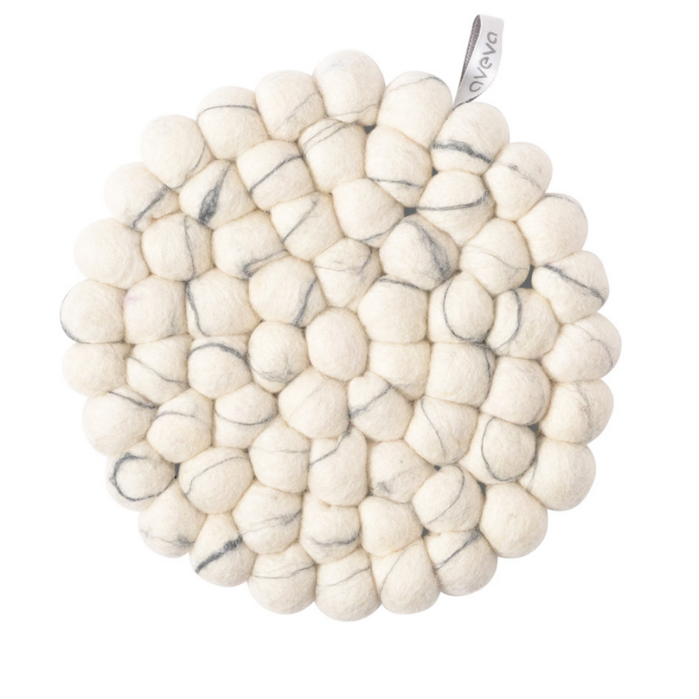 Aveva Round Trivet Marble