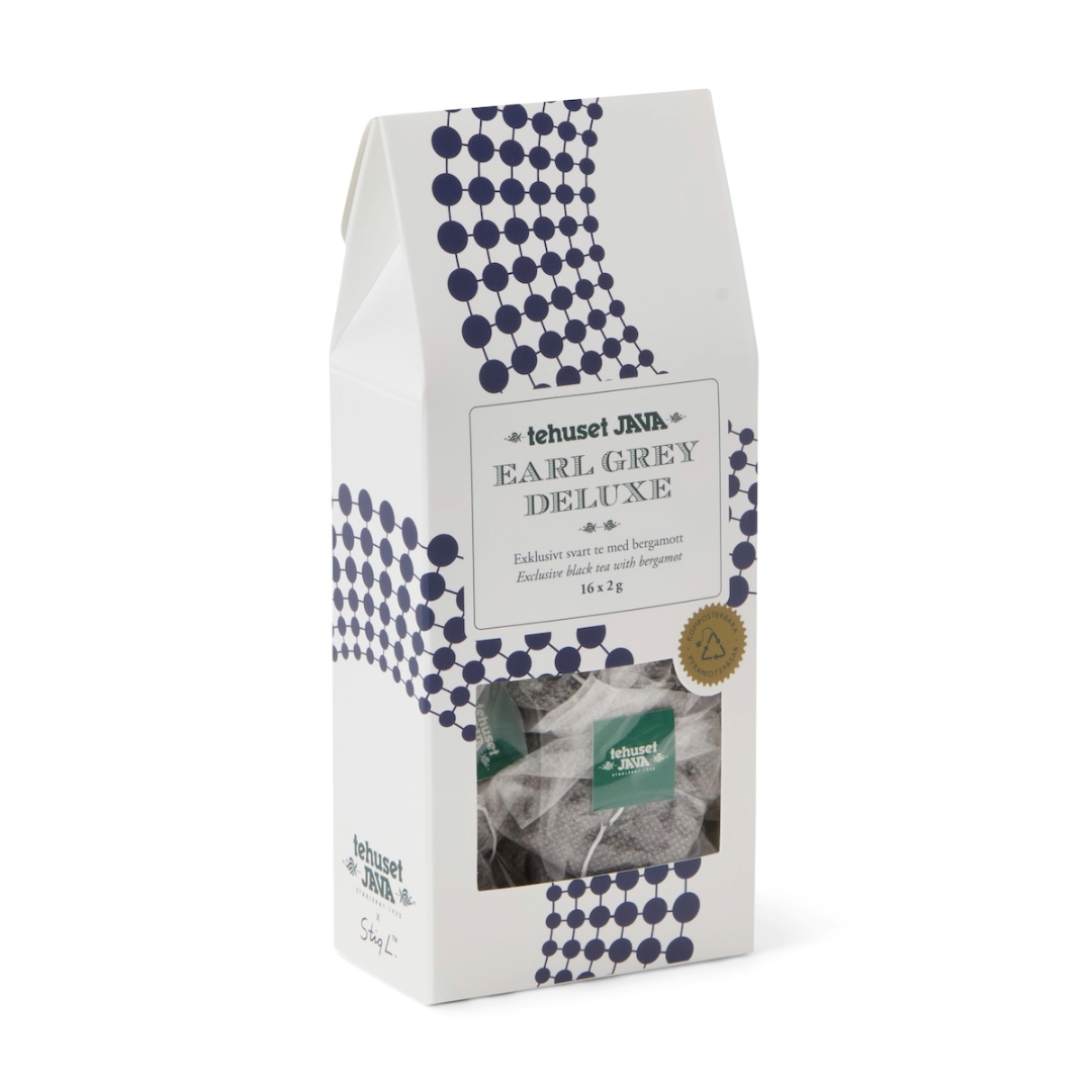 Stig L. Tea Bags. They have iconic swedish designs on the packaging and have 16 compostable teabags inside that have delicious melodies of floral, fruity, and Swedish flavored tea. They transport you to a calming day sharing a tea in a garden or around a cozy fireplace with crackling logs under the mantle. Give these as a gift to coworkers or you family to bring a bit of Swedish fika to their lives and remind them to slow down and enjoy the moments of life that make everyday special.