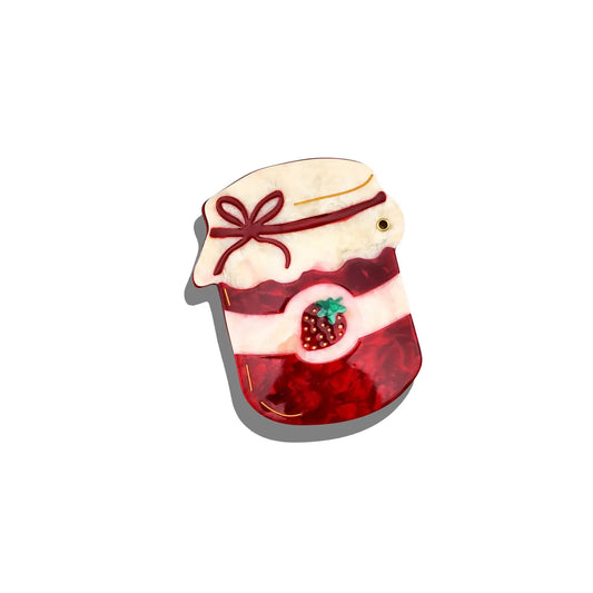 Red like strawberry jam and cute as a ribbon. This compact mirror is so cutsey to throw into your bag and carry around to touch up makeup.