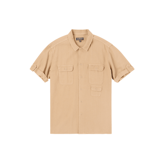 Amundsen Traveller's Linen Short-Sleeve, Summer 2025, casual, outdoor, adventure, men's fashion